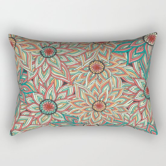Floral Epoque Rectangular Pillow