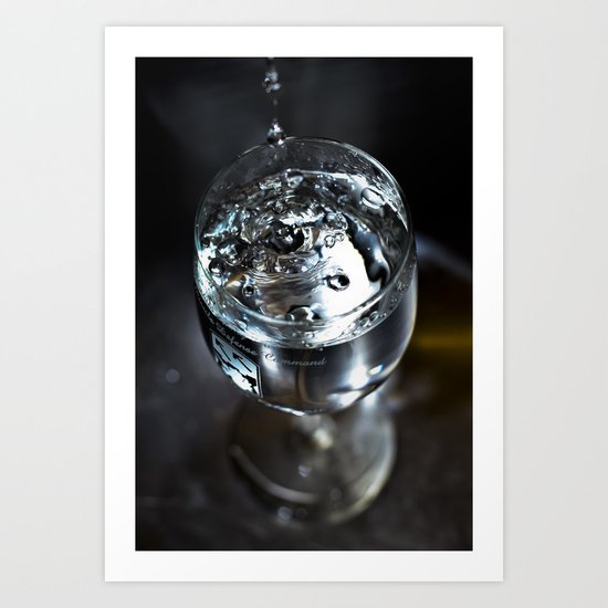 Water Drop Art Print