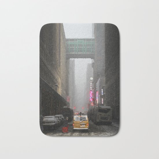 Snow Empire - NYC Bath Mat