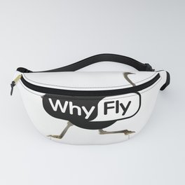 Why Fly Ostrich Wifi Ostrich Bird  Fanny Pack