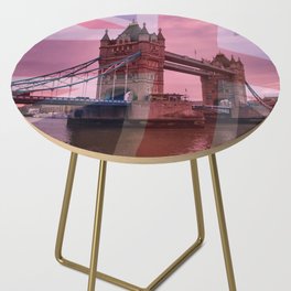 Tower Bridge with Union Jack Side Table
