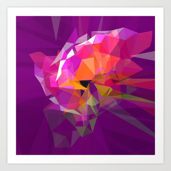 polygone attack Art Print