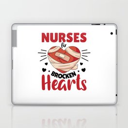 Nurses Fix Brocken Hearts Valentine's Day Hearts Laptop Skin