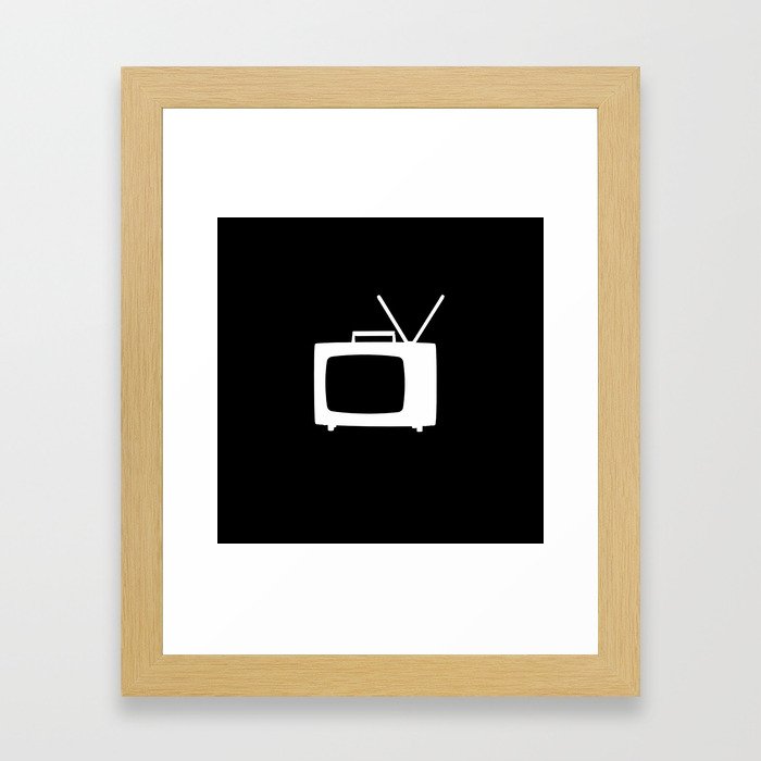 TV Framed Art Print