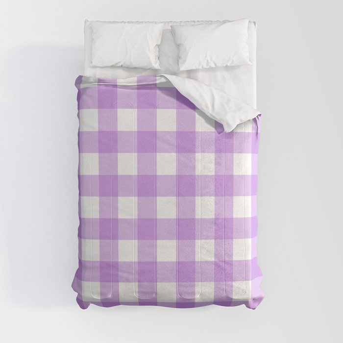 Classic Check - lilac Comforter