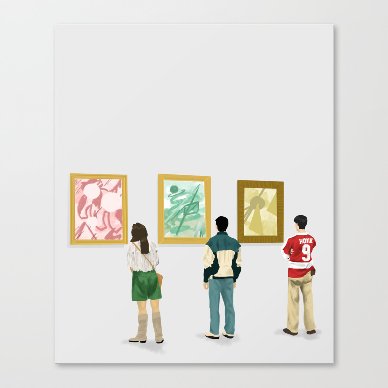 Ferris Bueller At The Art Museum Canvas Print By Comfysockz Society6