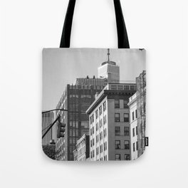 New York City Views Black and White Photography Tote Bag