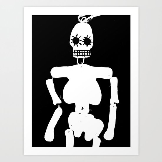 Mexican skull Art Print