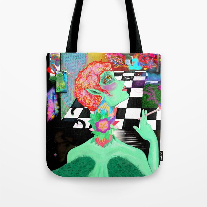 Don't Pick The Flowers by Fuji Tote Bag