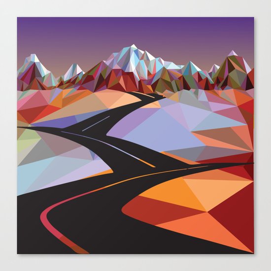 Night Mountains No. 42 Canvas Print