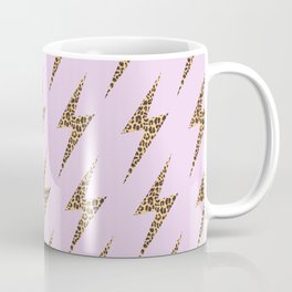 pink leopard lightning Coffee Mug