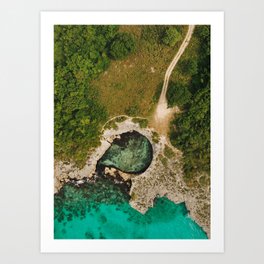 JAMAICA HIDDEN BEAUTY Art Print