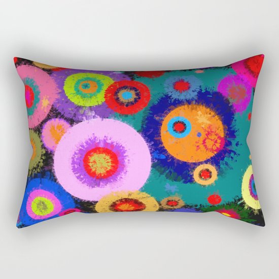 Abstract #381 Splirkles #1 Rectangular Pillow