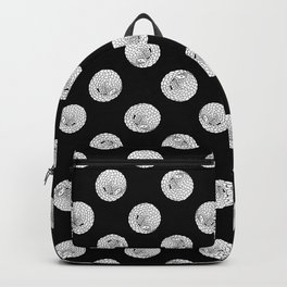 Black & White Pangolin Polka Dots Backpack