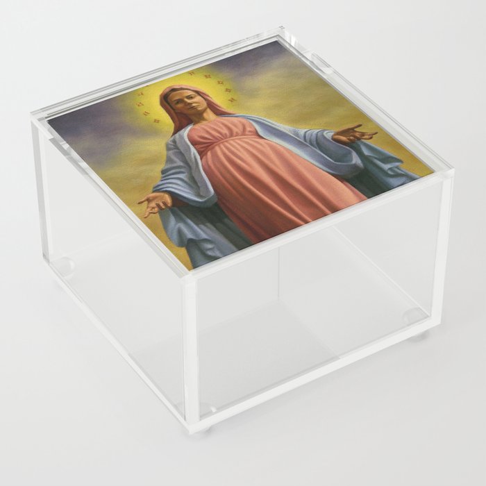 Virgin Mary Acrylic Box