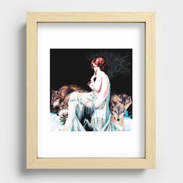 Tell The Wolves Recessed Framed Print