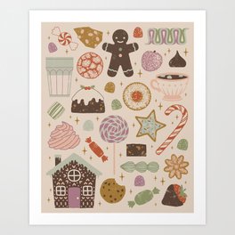 In the Land of Sweets Art Print
