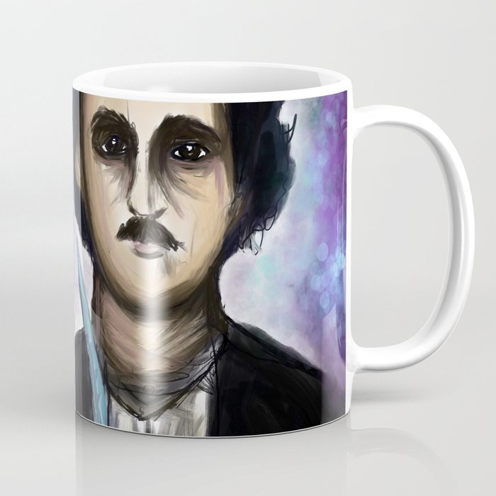 Edgar Allen Poe and Black Cat Coffee Mug