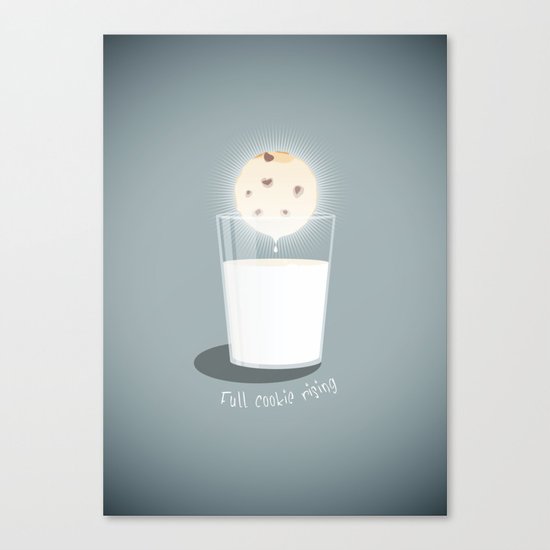 Full cookie rising Canvas Print