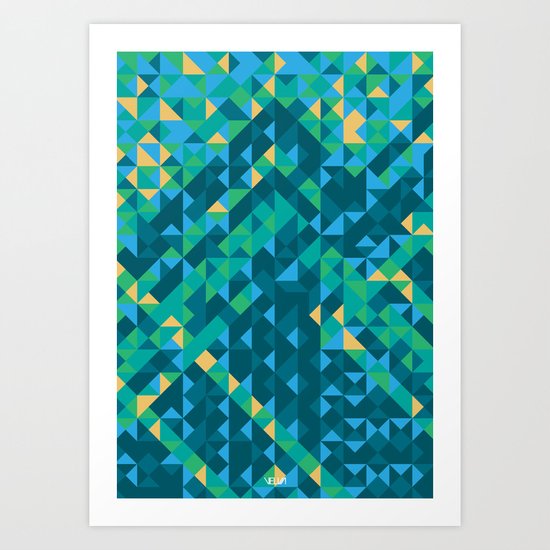Mosaico Art Print