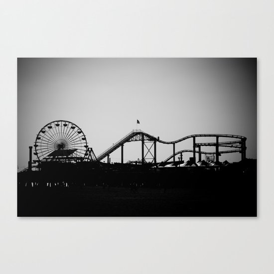Santa Monica Pier Canvas Print