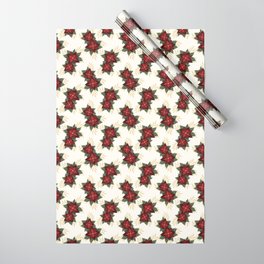Off-White - Poinsettia Pattern Wrapping Paper