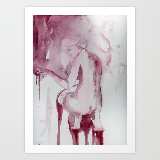 The Bather (study) Art Print