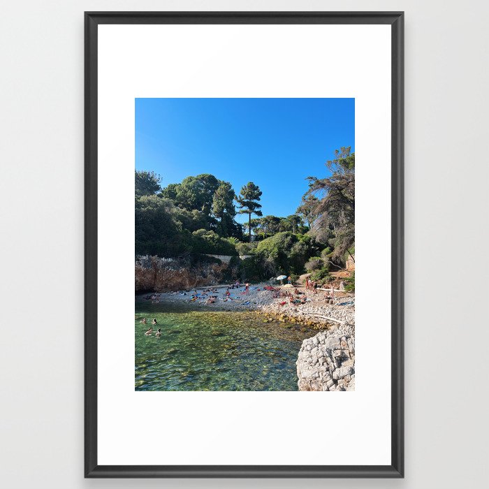 South of France: Billionare's Bay Framed Art Print