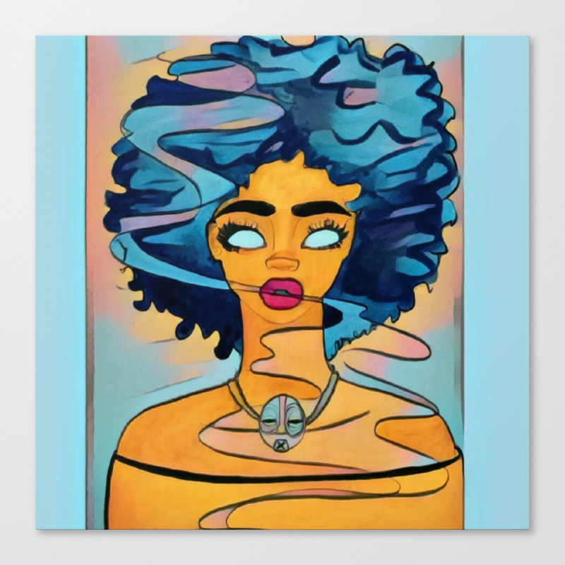 Fro Next Door Canvas Print By Ladyofsage Society6