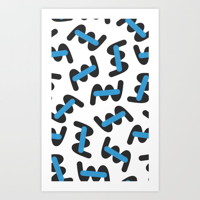 Rovush pattern family by KCKurla Art Print