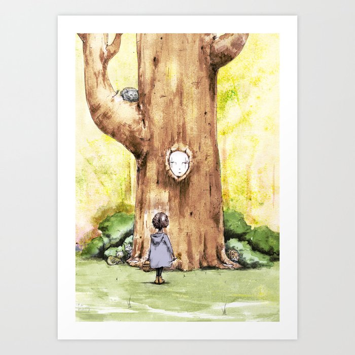 A Curious Quercus Art Print