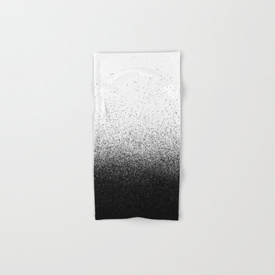 DUST / black Hand & Bath Towel