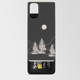 Highland Trees Dark Android Card Case