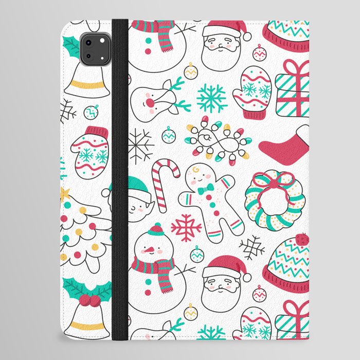 Christmas Pattern 40 iPad Folio Case