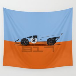 Vintage Le Mans race car livery design - 917 Wall Tapestry