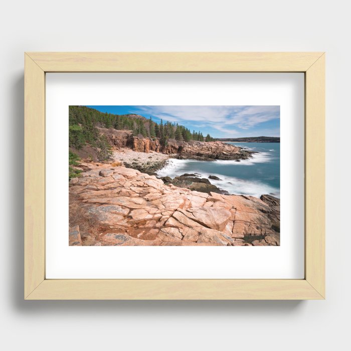 Acadia National Park - Thunder Hole Recessed Framed Print