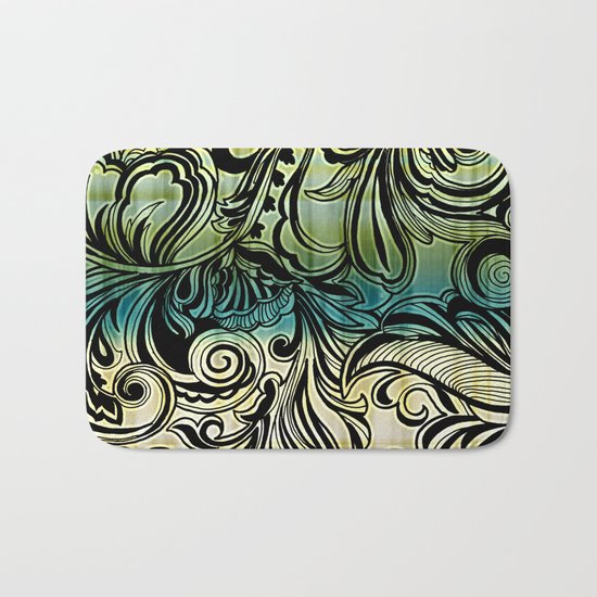 Swirl and Curl Bath Mat