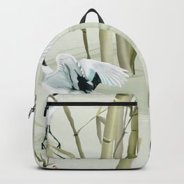 Japanese Birds in a Bamboo Forest Backpack