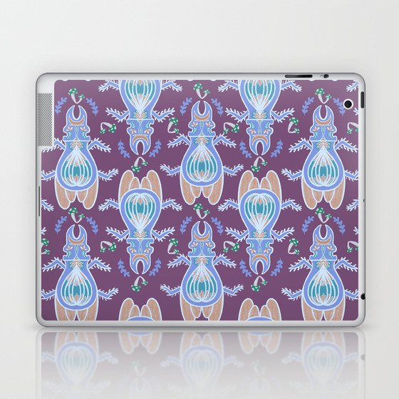 Beetle & the Shroom Blueberry Laptop & iPad Skin