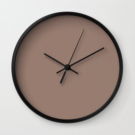 Gingersnap Brown Wall Clock