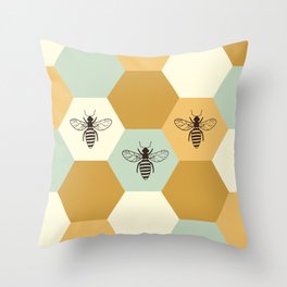 Beehive Throw Pillow