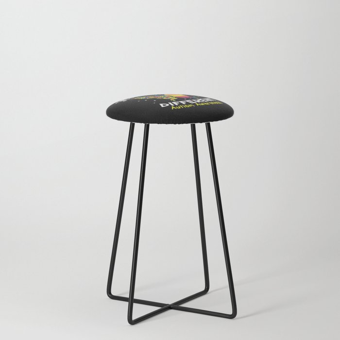 It's OK To Be Different Autism Awareness Counter Stool