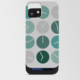 Minimal clock collection 27 iPhone Card Case