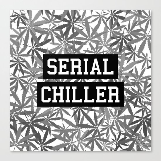 Serial Chiller B&W Canvas Print