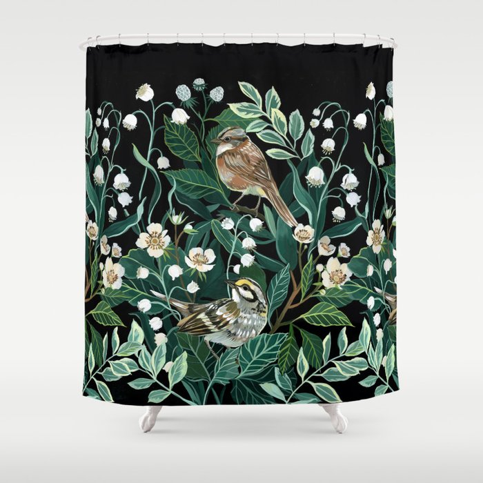 Lily of The Valley Shower Curtain