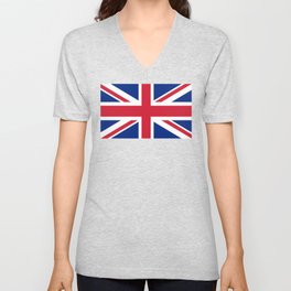 Union Jack V Neck T Shirt