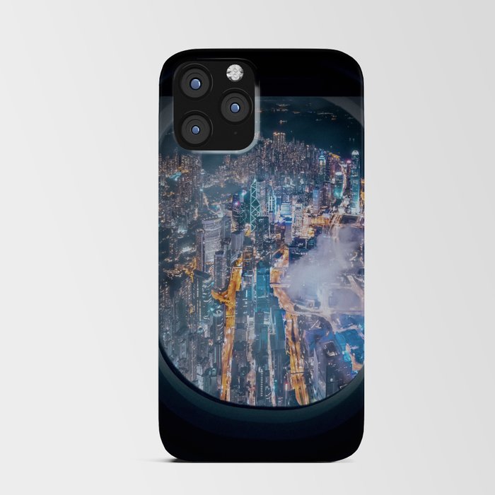The Plane View of Hong Kong iPhone Card Case