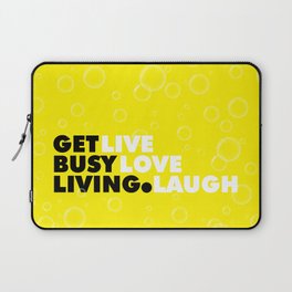 GET BUSY living Laptop Sleeve