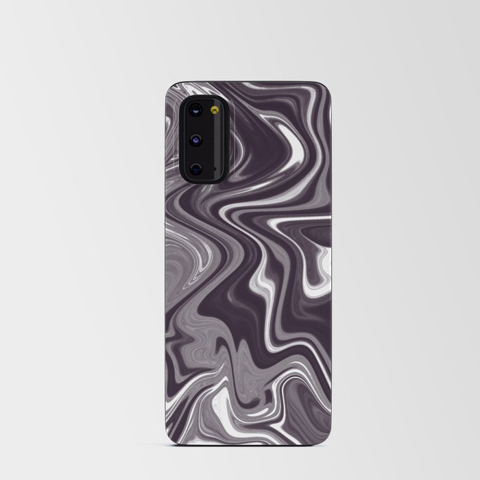 Black and White Groovy Pattern Android Card Case