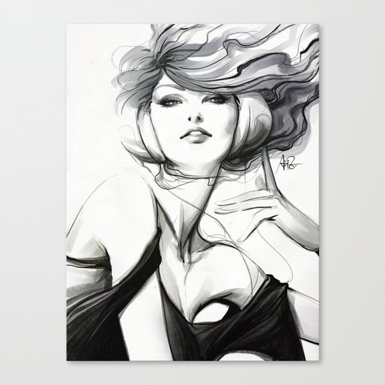 Pepper Bella Canvas Print